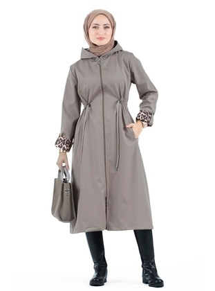 Smoke Color - Trench Coat - Sevitli