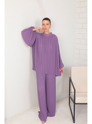 Purple - Suit - Melike Tatar