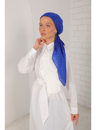 Saxe Blue - Shawl - Melike Tatar