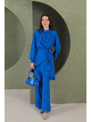 Saxe Blue - Suit - Melike Tatar