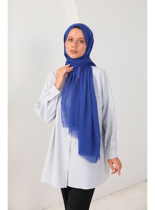 Saxe Blue - Shawl - Melike Tatar