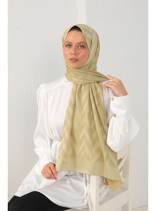 Olive Green - Shawl - Melike Tatar