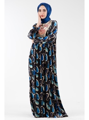 Saxe Blue - Modest Dress - Sevitli