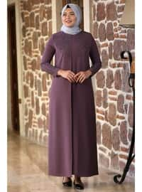 Dusty Rose - Modest Evening Dress