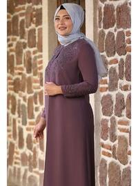 Dusty Rose - Modest Evening Dress