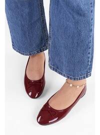 Flat - 250gr - Burgundy - Flat Shoes