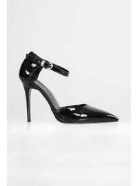 Stilettos & Evening Shoes - 300gr - Black Patent Leather - Heels