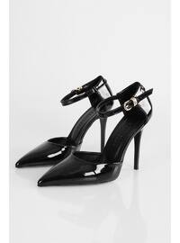 Stilettos & Evening Shoes - 300gr - Black Patent Leather - Heels