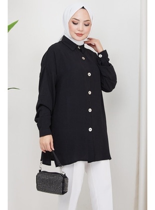 Black - Tunic - Hafsa Mina