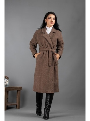 Brown - Coat - Sevitli