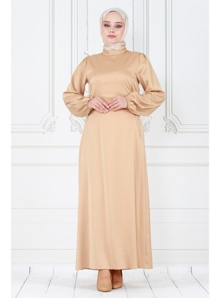 Beige - 1000gr - Evening Dresses - Sevitli