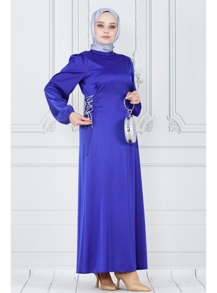 Saxe Blue - 1000gr - Evening Dresses - Sevitli