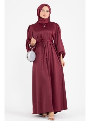 Burgundy - Evening Dresses - Sevitli