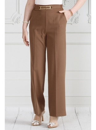 Brown - Pants - Sevitli