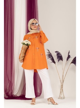 Orange - Tunic - Sevitli