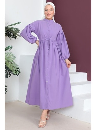 Lilac - Modest Dress - Hafsa Mina