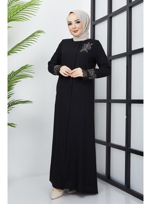 Black - Abaya - Hafsa Mina