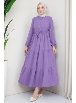 Lilac - Modest Dress - Hafsa Mina