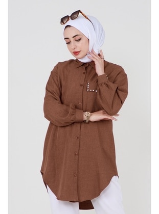 Brown - Tunic - Sevitli