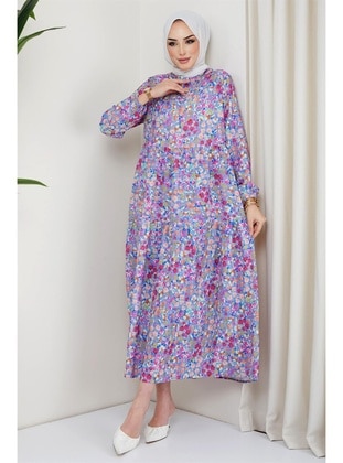 Lilac - Modest Dress - Hafsa Mina