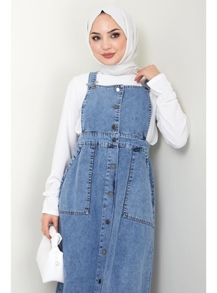 Blue - Overalls - Hafsa Mina