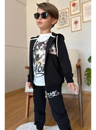 Black - Boys` Suit - Riccotarz