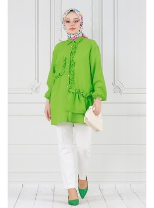 Pistachio Green - Tunic - Sevitli