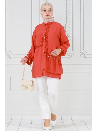 Orange - Tunic - Sevitli