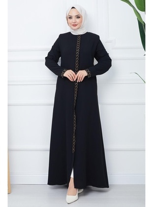 Black - Abaya - Hafsa Mina