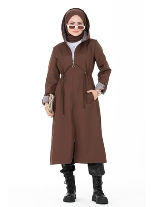 Brown - Trench Coat - Sevitli