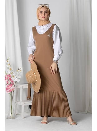 Mink - Modest Dress - Sevitli