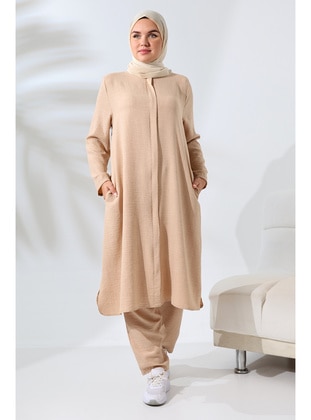 Beige - Abaya - İhvan