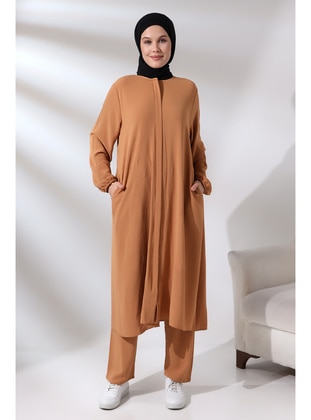 Brown - Abaya - İhvan