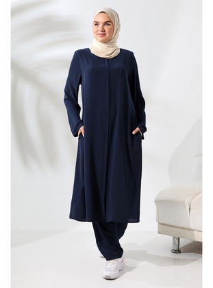 Navy Blue - Abaya - İhvan