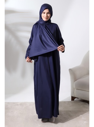 Navy Blue - Prayer Clothes - İhvan