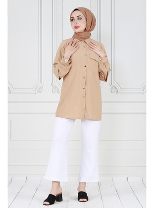 Milky Brown - Tunic - Sevitli