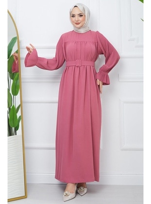 Dusty Rose - Modest Dress - Hafsa Mina