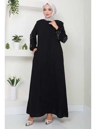 Black - Abaya - Hafsa Mina