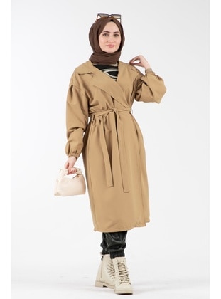 Camel - Trench Coat - Sevitli