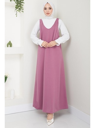 Dusty Rose - Modest Dress - Hafsa Mina