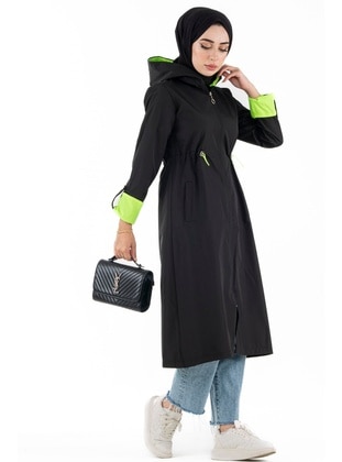 Black - Trench Coat - Sevitli