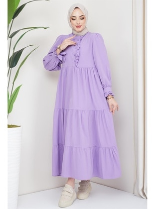 Lilac - Modest Dress - Hafsa Mina