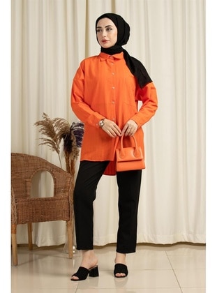 Orange - Tunic - Sevitli