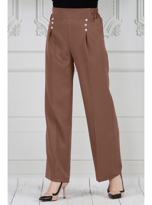 Brown - Pants - Sevitli