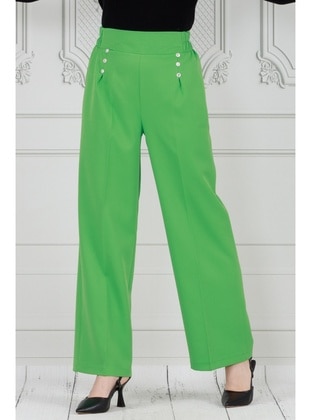 Green - Pants - Sevitli