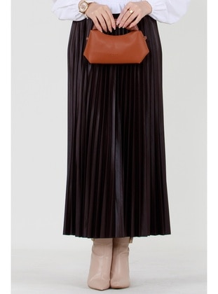 Brown - Skirt - Sevitli