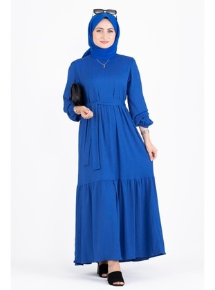 Saxe Blue - Modest Dress - Sevitli