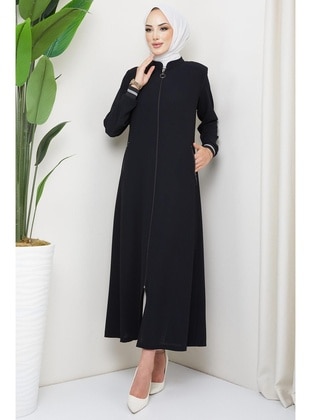 Black - Abaya - Hafsa Mina