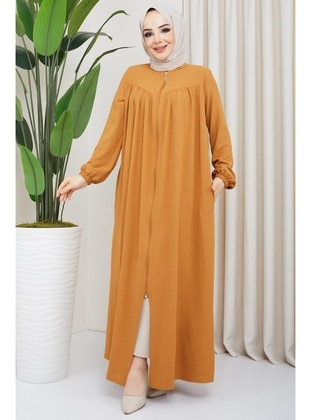 Mustard - Abaya - Hafsa Mina