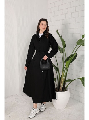 Black - Modest Dress - Melike Tatar